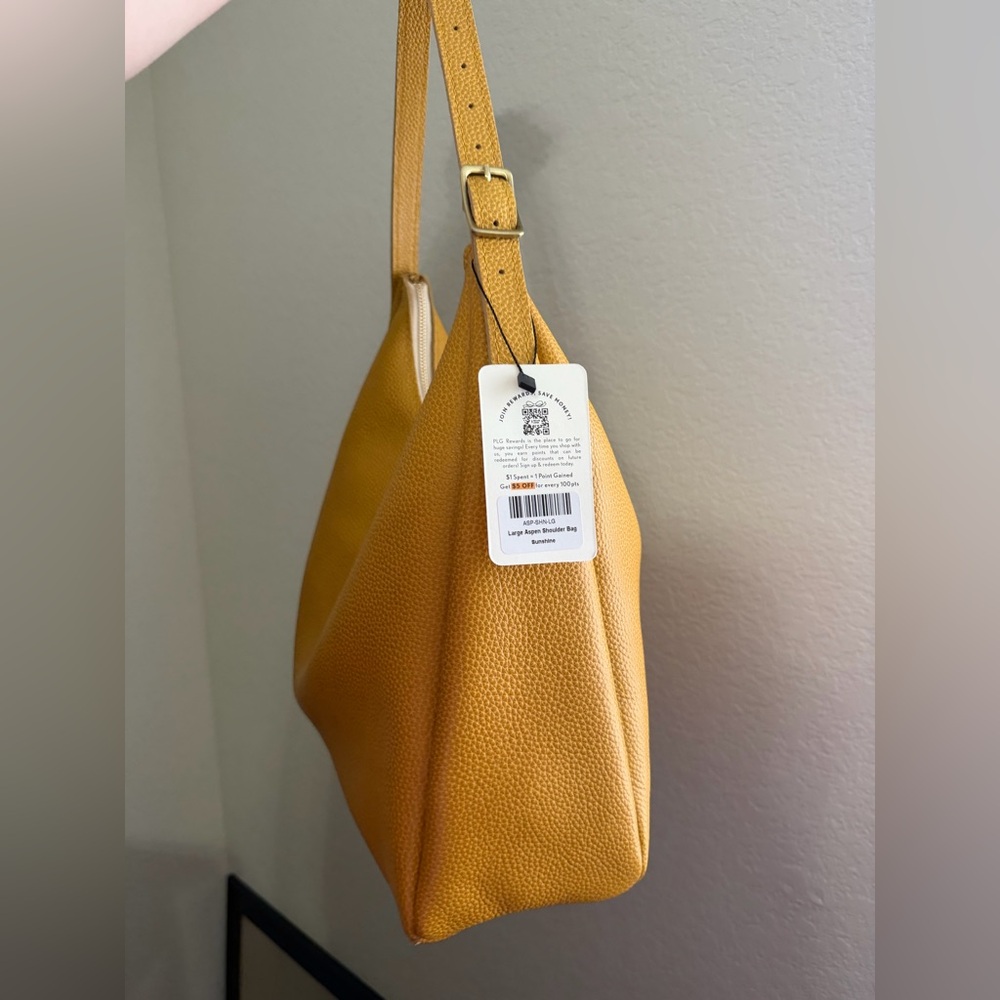 Portland Leather goods, sunshine, large aspen shoulder bag - Picture 4 of 5